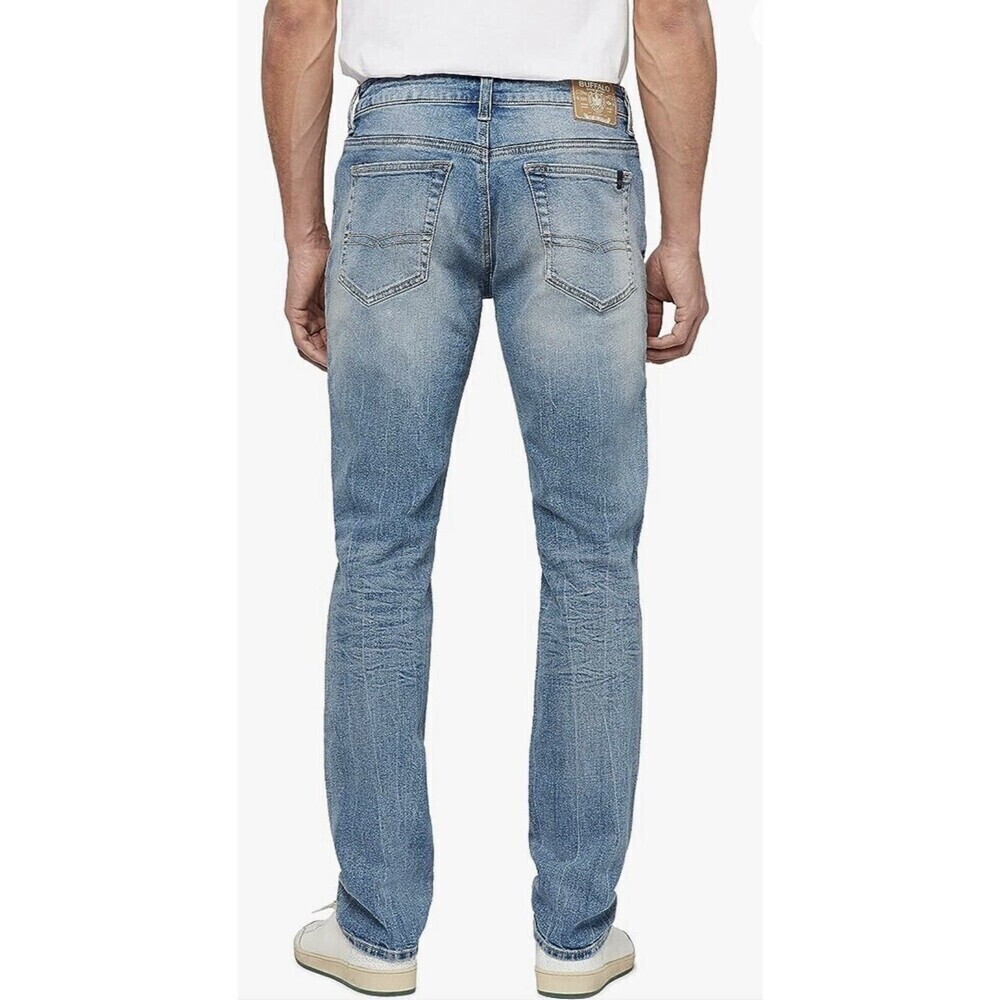 Buffalo David bitton Men's Relaxed  Straight Jeans pants Denim W30 L32 Slim Ash